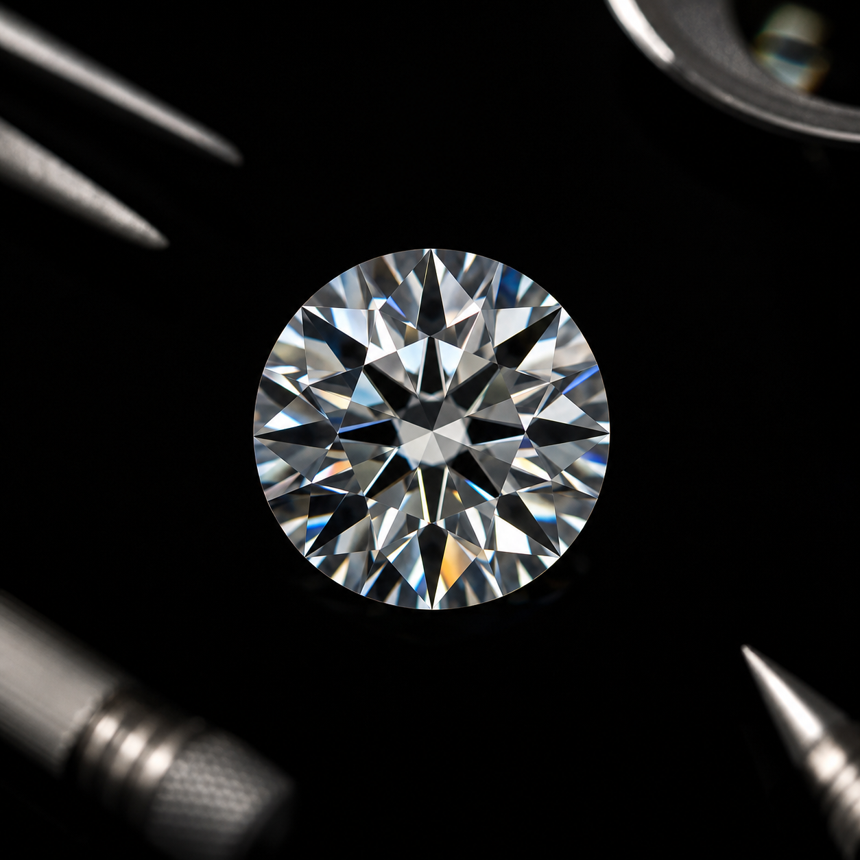 A 0.3 carat round diamond before recutting, Very Good grade
